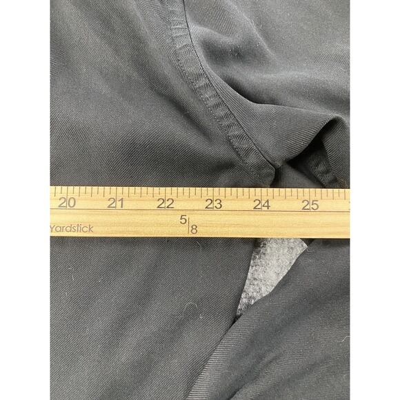 Hugo Boss Golf Shirt Mens Large Black Long Sleeve Button Down National Golf Club - Picture 9 of 10